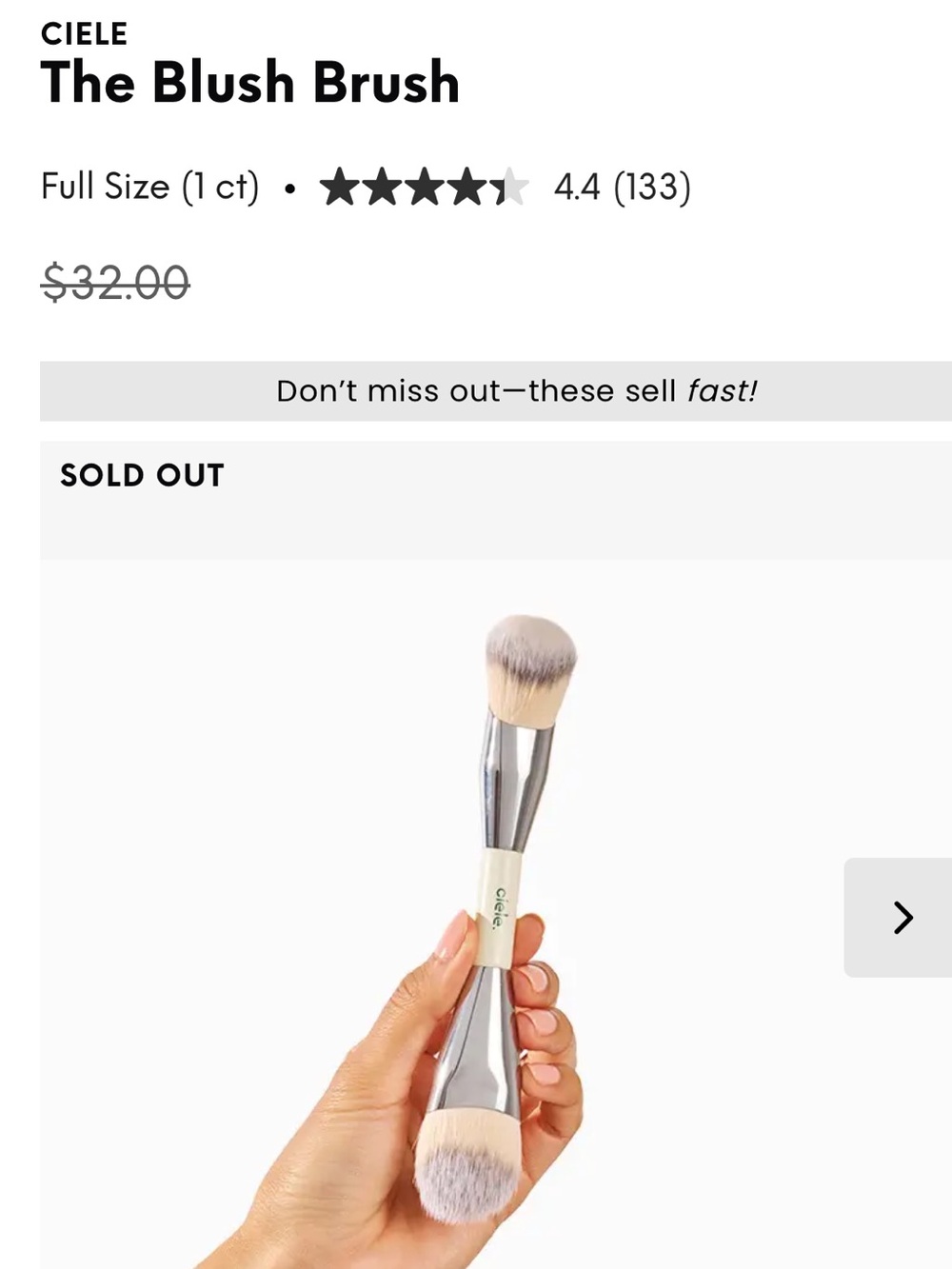 CIELE - The Blush Brush - Dual Ended